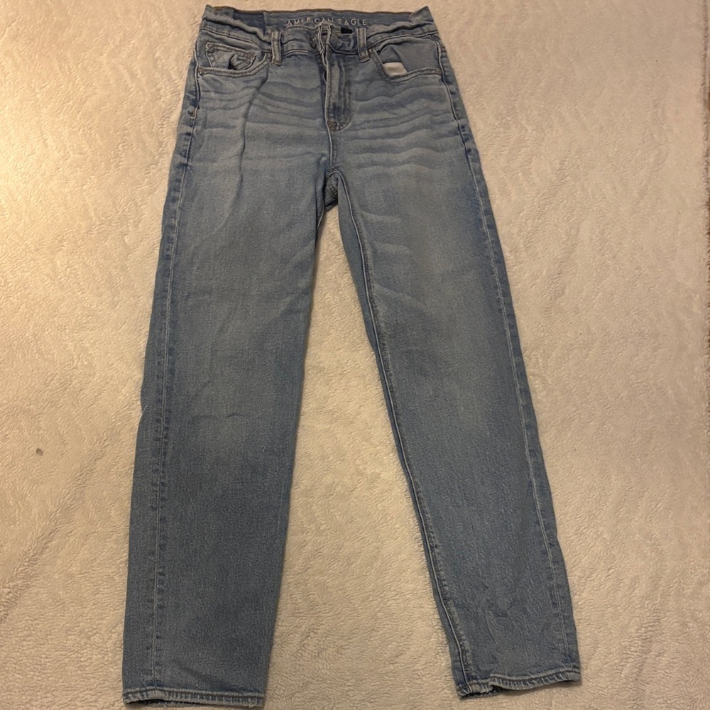 American Eagle Outfitters Light Blue Straight Leg Jeans